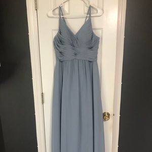 Azazie Dusty Blue Dress (Blake)
